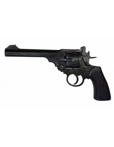 Rewolwer webley mkvi .455 police kal.4,5 mm diabolo łuski 6-strzał. lufa 4" co2 black ekp do17j