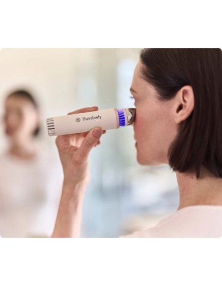 Therabody theraface depuffing wand (biały) – różdżka do pielęgnacji twarzy