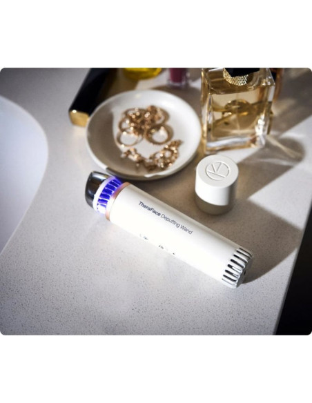 Therabody theraface depuffing wand (biały) – różdżka do pielęgnacji twarzy