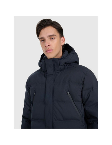 Kurtka puchowa z wypełnieniem syntetycznym membrana 10000 męska 4f 4fraw25tdjam0797-20s