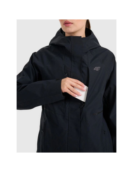 Kurtka trekkingowa membrana 10000 damska 4f 4fwaw25ttjaf1011-20s