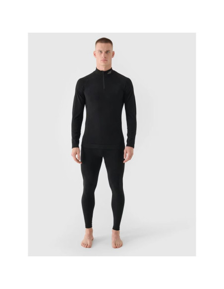 Bielizna termoaktywna bezszwowa z wełną merino (góra) męska 4f 4fwaw24useam197-20s