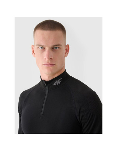 Bielizna termoaktywna bezszwowa z wełną merino (góra) męska 4f 4fwaw24useam197-20s