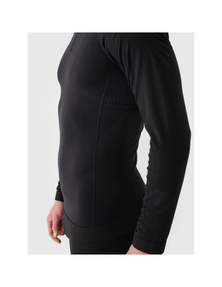 Bielizna termoaktywna bezszwowa z wełną merino (góra) męska 4f 4fwaw24useam197-20s