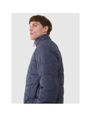 Kurtka puchowa trekkingowa z wypełnieniem primaloft silver męska 4f 4fwss25tdjam527-22s