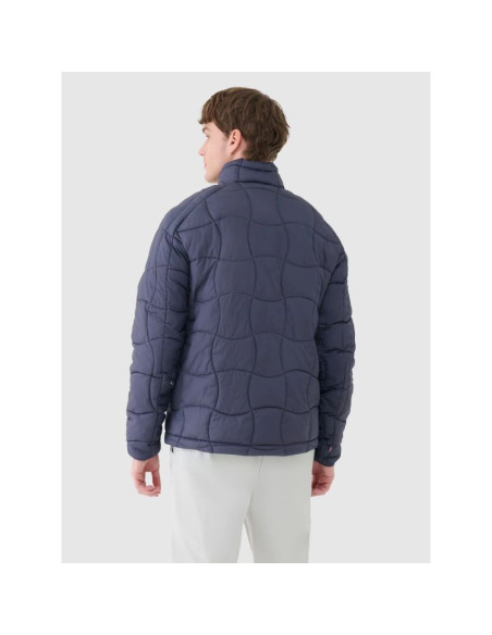 Kurtka puchowa trekkingowa z wypełnieniem primaloft silver męska 4f 4fwss25tdjam527-22s