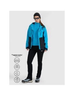 Kurtka trekkingowa membrana 10000 damska 4f 4fwaw25ttjaf1011-33s