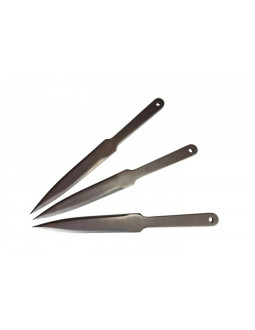 Noże do rzucania sportowego kal22 lider 3szt srebrn