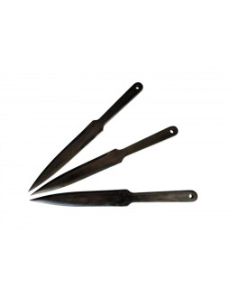 Noże do rzucania sportowego kal22 lider 3szt czarne