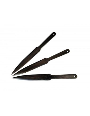 Noże do rzucania sportowego kal22 lider 3szt czarne