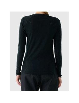 Longsleeve trekkingowy szybkoschnący z wełną merino damski 4f 4fwaw25tflof433-20s 2