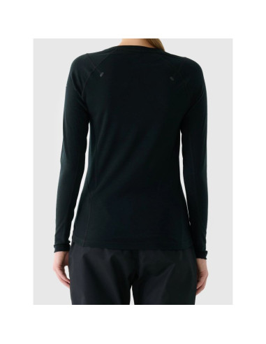Longsleeve trekkingowy szybkoschnący z wełną merino damski 4f 4fwaw25tflof433-20s