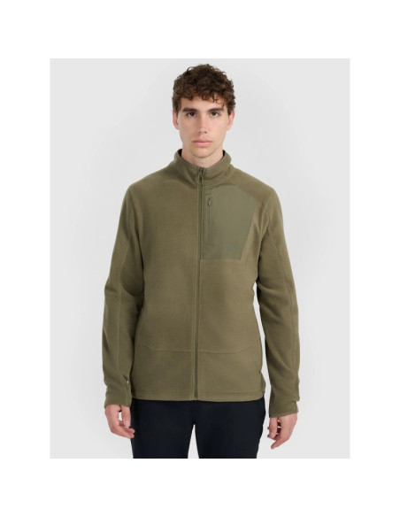 Polar ze stójką polartec regular męski 4f 4fwaw25tflem333-43s