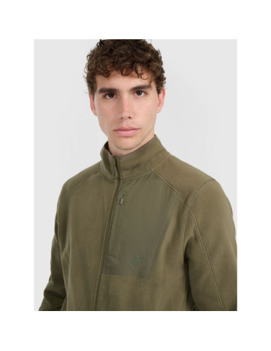 Polar ze stójką polartec regular męski 4f 4fwaw25tflem333-43s