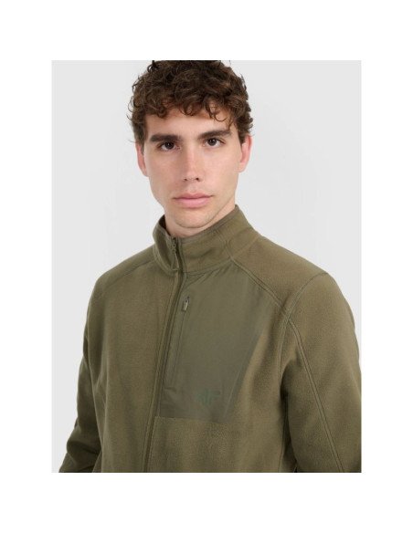 Polar ze stójką polartec regular męski 4f 4fwaw25tflem333-43s