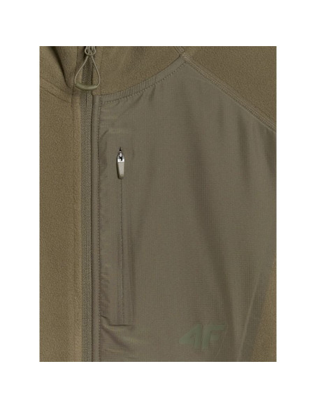 Polar ze stójką polartec regular męski 4f 4fwaw25tflem333-43s