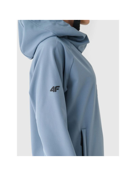 Bluza snowboardowa z softshellu membrana 5000 damska 4f 4fwaw24tsoff289-32s