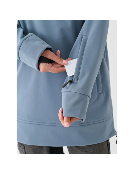 Bluza snowboardowa z softshellu membrana 5000 damska 4f 4fwaw24tsoff289-32s