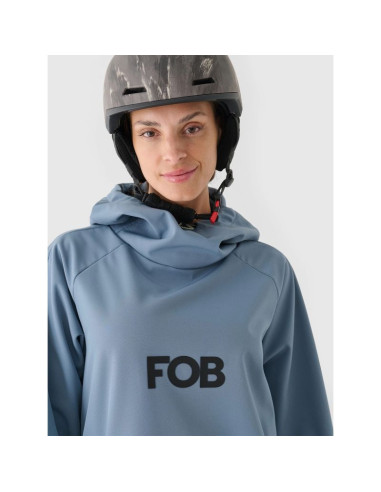 Bluza snowboardowa z softshellu membrana 5000 damska 4f 4fwaw24tsoff289-32s