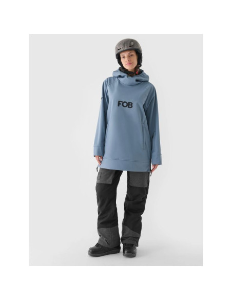 Bluza snowboardowa z softshellu membrana 5000 damska 4f 4fwaw24tsoff289-32s