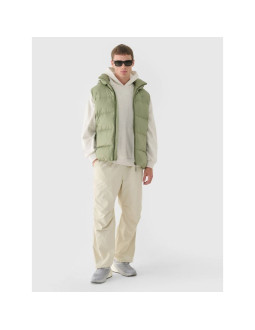 Bezrękawnik puchowy z naturalnym wypełnieniem męski 4f 4fwaw24tvjam148-43s 2