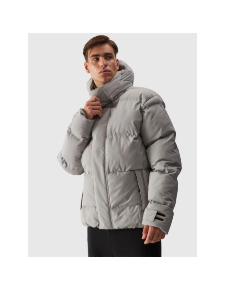 Kurtka puchowa z syntetycznym wypełnieniem męska 4f 4fwaw24tdjam479-25s