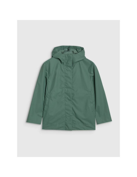 Kurtka przejściowa przeciwdeszczowa z gumową powłoką dziecięca 4f 4fjwss25tjacu213-41s