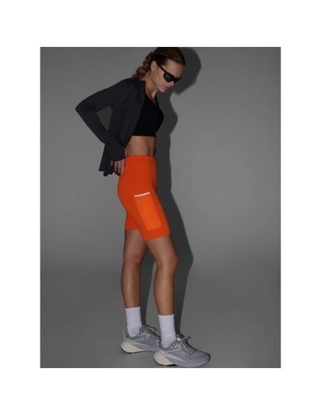 Legginsy kolarki do biegania szybkoschnące damskie 4f 4fwss25tfstf027-70s