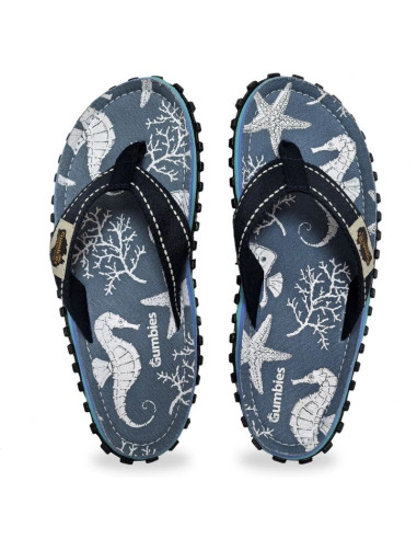 Japonki gumbies islander flip-flops unisex seahorse
