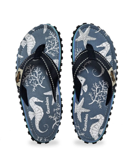 Japonki gumbies islander flip-flops unisex seahorse