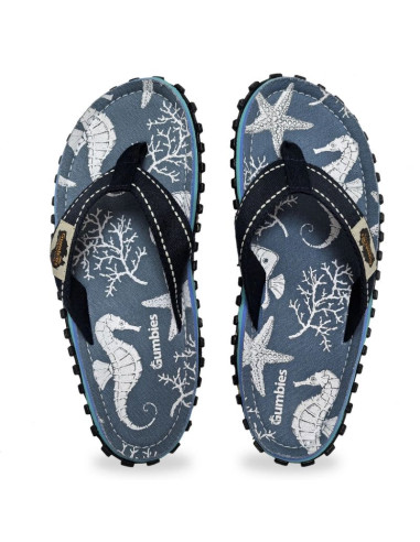 Japonki gumbies islander flip-flops unisex seahorse