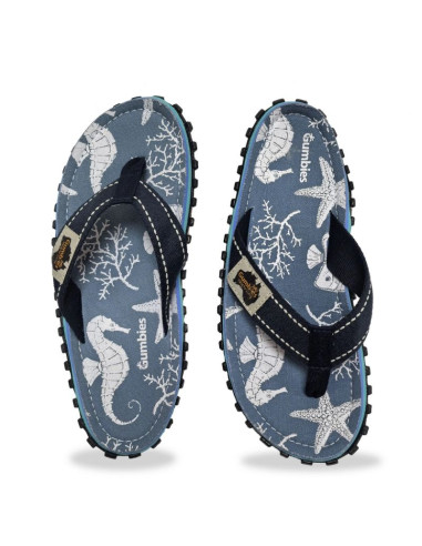 Japonki gumbies islander flip-flops unisex seahorse