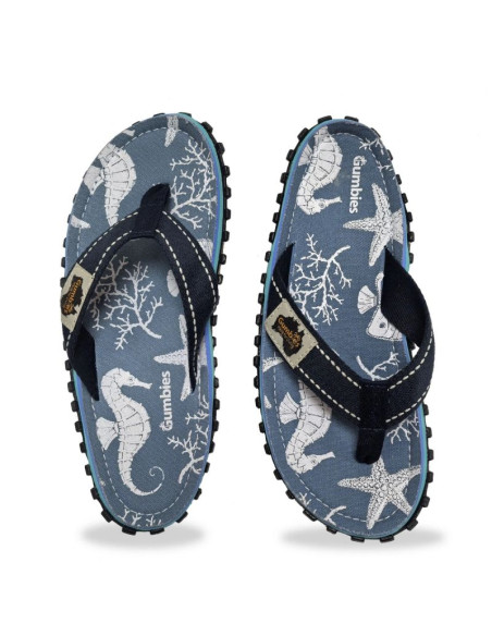 Japonki gumbies islander flip-flops unisex seahorse