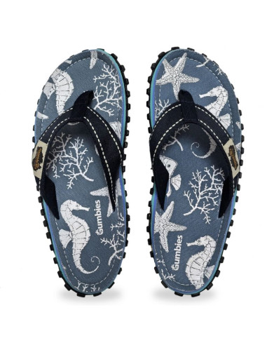 Japonki gumbies islander flip-flops unisex seahorse