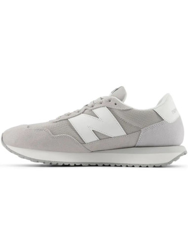 Sneakersy męskie new balance 237 buty sportowe zamszowe szare (ms237lgg)