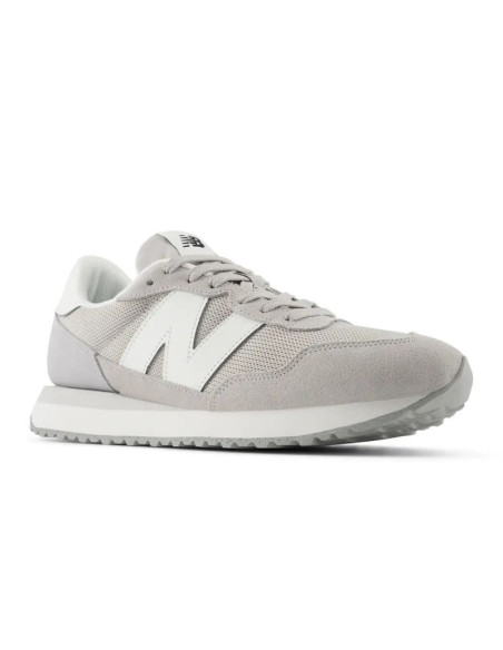 Sneakersy męskie new balance 237 buty sportowe zamszowe szare (ms237lgg)