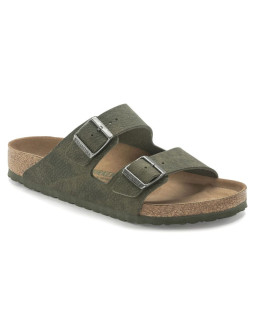Klapki birkenstock arizona vegan microfaser regular damskie-męskie desert dust thyme na szeroką stopę wegańskie (1024550) 2