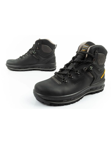 Grisport nero buty męskie trekkingowe skóra wodoodporne za kostkę