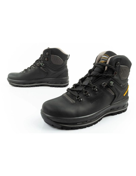 Grisport nero buty męskie trekkingowe skóra wodoodporne za kostkę