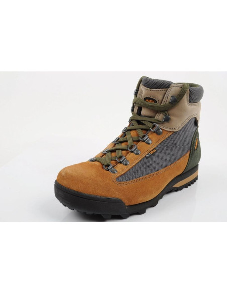 Aku buty sportowe trekkingowe damskie slope gtx skórzane za kostkę brązowe szare