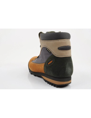 Aku buty sportowe trekkingowe damskie slope gtx skórzane za kostkę brązowe szare