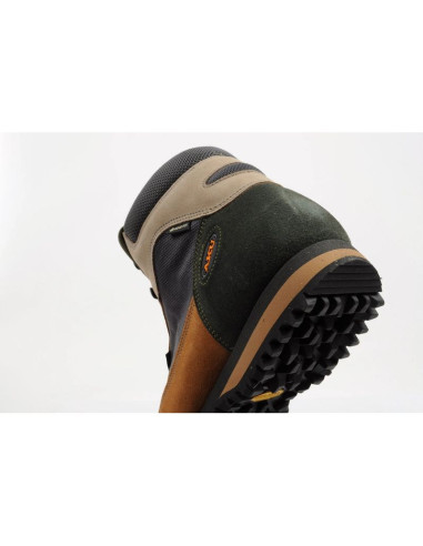 Aku buty sportowe trekkingowe damskie slope gtx skórzane za kostkę brązowe szare