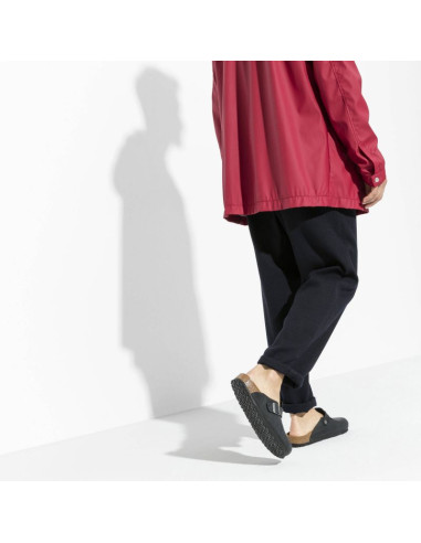 Chodaki damskie/męskie birkenstock boston black olejowana skóra klapki narrow wąskie (0059463)