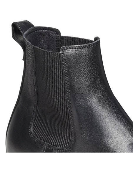 Sztyblety męskie birkenstock highwood slip on m lena black ze skóry naturalnej (1025764)