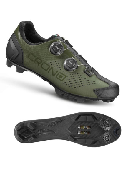 Crono buty mtb cx-2-22 zielone 45 kompozyt