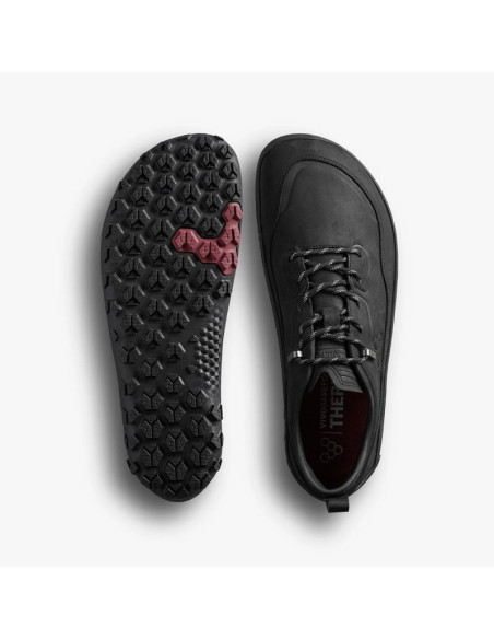 Buty męskie vivobarefoot tracker leather at low ii mens obsidian (309623-02)