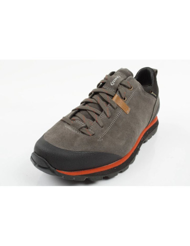 Aku bellamont gore-tex buty trekkingowe męskie wytrzymałe turystyczne szare