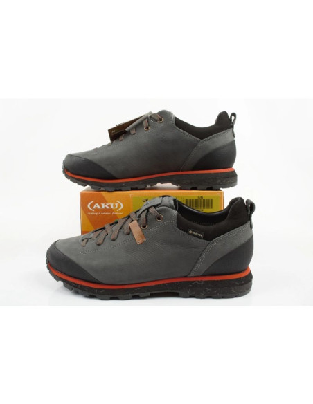 Aku bellamont gore-tex buty trekkingowe męskie wytrzymałe turystyczne szare