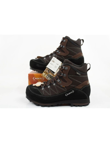 Aku trekker gore-tex buty trekkingowe męskie turystyczne za kostkę brązowe