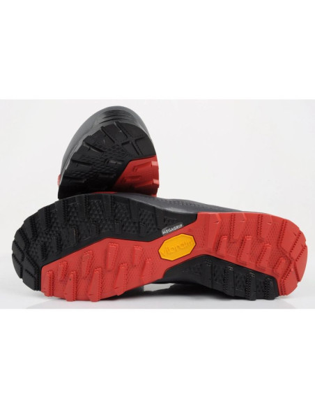 Aku buty trekkingowe męskie rocket gore-tex turystyczne za kostkę szare czerwone